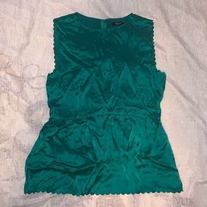 Madewell sleeveless silk blouse size M.